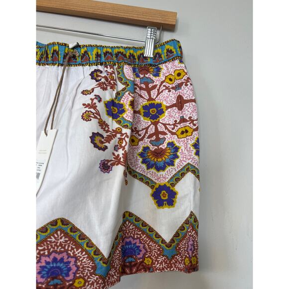 NWT Cleobella Malcolm Lined Classic Lagos Print Casual Shorts Size: Medium - Picture 4 of 8